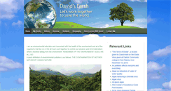 Desktop Screenshot of davids-earth.org